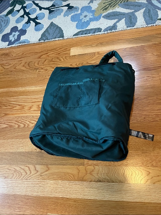 Free People Quilted Teal Green Hiker Backpack NWT main image 12